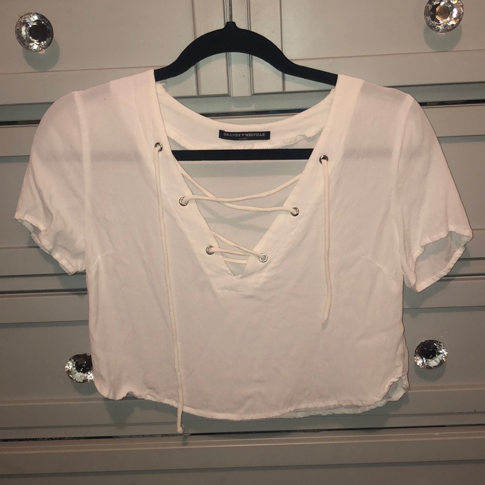 Brandy Melville Tie Up Top